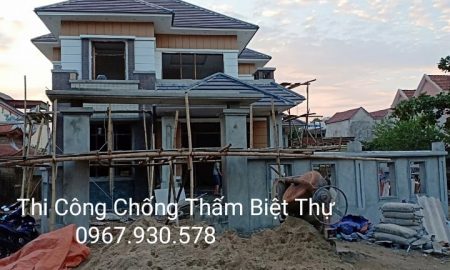 Thi Công Chống Thấm Biệt Thự Tại Nghệ An Và Hà Tĩnh