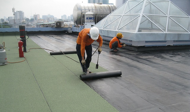 Thi công chống thấm sân thượng tại Nghệ An